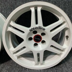 【10248】■SPEEDLINE■17インチ アルミホイール 4本セット 8J+35 PCD100の画像5