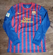 値下げ交渉 2011-12 CWC 優勝 FCバルセロナ NIKE 長袖 検)11 2012 FIFA CLUB WORLD CUP CHAMPIONS BARCELONA L/S MESSI INIESTA メッシ Y2K_画像1