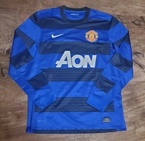 値下げ交渉 2011-12 マンチェスター・ユナイテッド NIKE 2nd/アウェイ 長袖 検) 11 2012 MUFC MANCHESTER UNITED AWAY L/S OWEN ROONEY Y2K