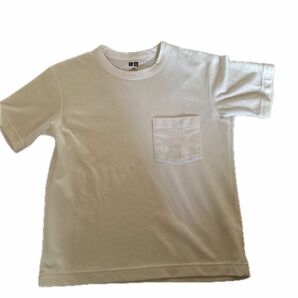 UNIQLO 140 半袖　白　Tシャツ
