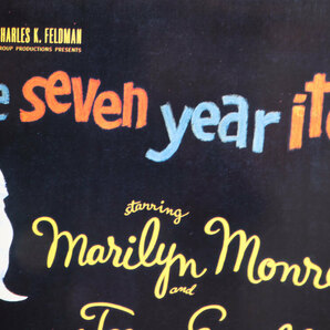 映画ポスター、SEVEN YEAR ITCH,「7年目の浮気」ビッグサイズ103.2x73.0cm,B・ワイルダー監督、M・モンロー-1955年20thFOX,USAの画像5