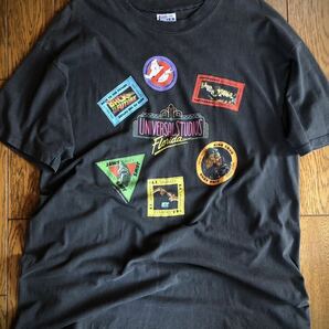 【希少プリント】90s universal studio Tシャツ 映画 ムービー キングコング ET バックトゥーザフューチャー jaws ゴーストバスターズの画像1