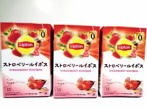 3箱セット　リプトン 　ストロベリールイボスティー 