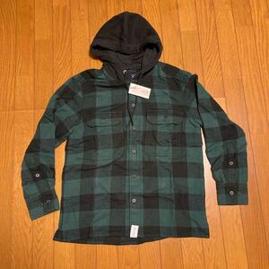 19SS DESCENDANT SPICOLI/HOODED LS SHIRT 長袖 シャツ サイズ1 GREEN ディセンダント