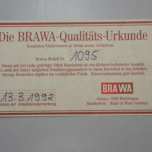 鉄道模型-24；（3か所部品 剥がれ有り※同梱します） BRAWA バイエルン王立鉄道・帝国鉄道 Hofzug 4両セット 元箱・品質証明書付き ★の画像3