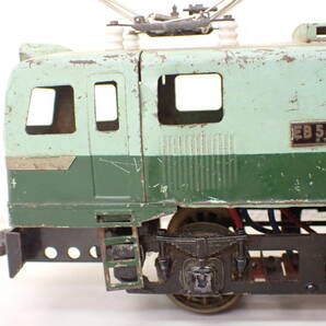 鉄道模型-35；(動作未確認） カツミ KTM EB5828 電気機関車 ブリキ 約525ｇ 長さ；約19ｃｍ  車輪幅；約3ｃｍ Oゲージ？★の画像4
