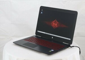 hp 15-ax022TX OMEN Win10　Core i7 6700HQ 2.60GHz 8GB 1000GB HDD 他■現状品