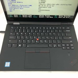 lenovo 20LES1GS0X ThinkPad X1 Yoga Core i7 8650U 1.90GHz 16GB ■現状品の画像5