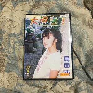 アイドル特価DVD 　大好き！　島田恵　レンタル落ち　ジャンク　◎ジャケットが日焼けで色落ち(特に背表紙)しています