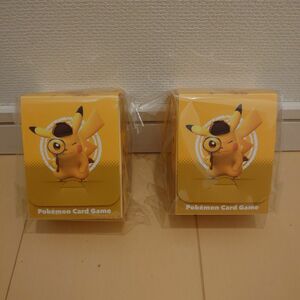 未開封　帰ってきた名探偵ピカチュウデッキケース　２点セット ポケモンカードゲーム