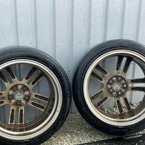 NISSAN エムケイ アルミホイール 19x8.5JJ 現状渡しの画像7