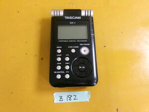 (Z-182)TASCAM linear PCM recorder DR-1 operation not yet verification present condition goods 