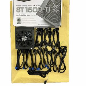 美品　電源ユニット　80PLUS TITANIUM認証取得 Silver Stone SST-ST1500-TI 