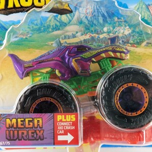 US版 ホットウィール モンスタートラック メガレックス Hot wheels Mega Wrex Monster truck FYJ44 HCP70の画像2