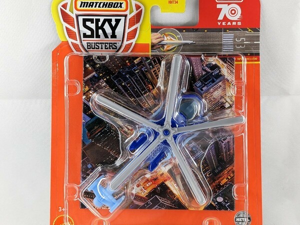 US版 マッチボックス エアブレード スカイバスターズ ヘリコプター 70周年パッケージ MATCHBOX AIR BLADE SKY BUSTERS 