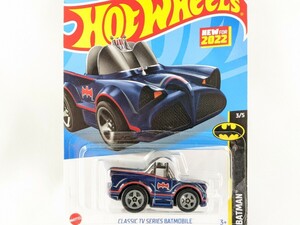 US版 ホットウィール バットマン クラシック テレビシリーズ バットモービル 紺色 ネイビー Hot Wheels Classic TV Series batmobile HCW60