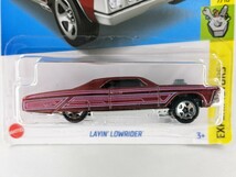US版 ホットウィール レイン ローライダー 赤 LAYIN’ LOWRIDER Hot Wheels Experimotors L2593 HCT39_画像2