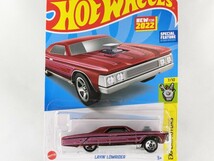 US版 ホットウィール レイン ローライダー 赤 LAYIN’ LOWRIDER Hot Wheels Experimotors L2593 HCT39_画像1