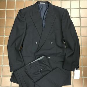 【新品】★激安★ビックサイズ　紳士服　背広　ダブルスーツ/大きいサイズ3XL A8/王道カラー★紺/マイクロドット柄/ノーベンツ　2タック