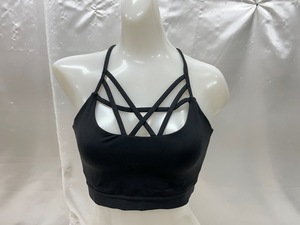 df_0183ｗ【 Ｈ＆M SPORTS 未使用整理品 】スポーツブラジャー、スポブラ、アミアミパイピング、Lサイズ、ＥＣＯ、断捨離下着 ☆★☆