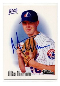 Best MLB 1996 AUTOGRAPH MIKE THURMAN マイク・サーマン　直筆サイン　新品ミント状態品