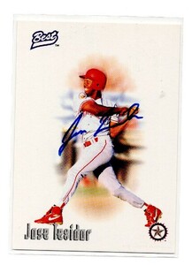 Best MLB 1996 AUTOGRAPH JOSE TEXIDOR ホセ・ジョー・テシドール 直筆サイン　新品ミント状態品