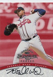 MLB 1997 DONRUSS SIGNATURE 　TERREL WADE　テレル・ウェイド　 直筆サイン　新品ミント状態品