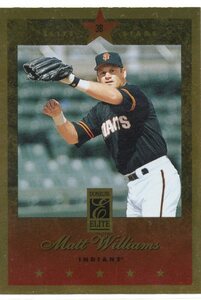 1997 DONRUSS ERITE GOLD STARS　MATT WILLIAMS　マット・ウィリアムス　　ゴールドパラレル　新品ミント状態品　