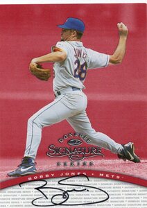 MLB 1997 DONRUSS SIGNATURE 　BOBBY JONES ボビー・ジョーンズ 直筆サイン　新品ミント状態品 元中日ドラゴンズ選手