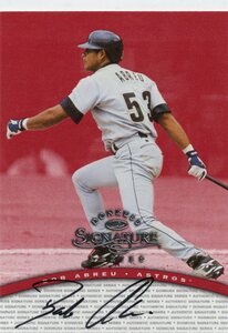 MLB 1997 DONRUSS SIGNATURE 　BOB ABREU ボビー・アブレイユ 直筆サイン　新品ミント状態品