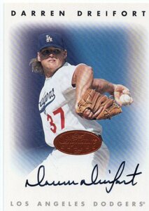 MLB 1996 LEAF SIGNATURE 　DARREN FREIFORT ダレン・ドライフォート 直筆サイン　 新品ミント状態品 