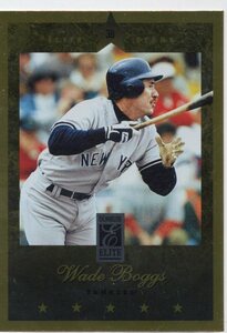 1997 DONRUSS ERITE GOLD STARS　WADE BOGGS　ウェイド・ボッグス　　ゴールドパラレル　新品ミント状態品　