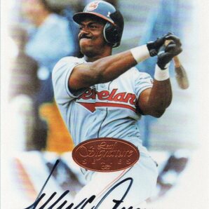 MLB 1996 LEAF SIGNATURE  JULIO FRANCO フリオ・フランコ 直筆サイン  新品ミント状態品 元ロッテマリーンズの画像1