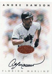 MLB 1996 LEAF SIGNATURE 　ANDRE DAWSON アンドレ・ドーソン 直筆サイン　新品ミント状態品