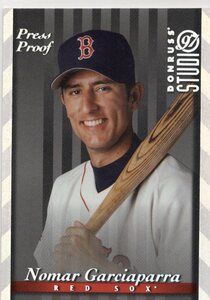 1997 DONRUSS STUDIO SILVER Press Proof　 NOMAR GARCIAPARRA ノマー・ガルシアパーラ　新品ミント状態品