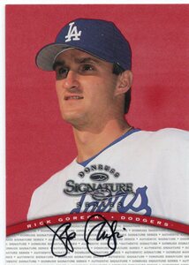 MLB 1997 DONRUSS SIGNATURE 　RICK GORECKI　リック・ゴレツキ　 直筆サイン　新品ミント状態品