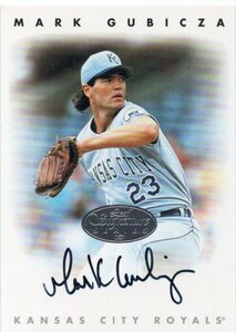 MLB 1996 LEAF SIGNATURE 　MARK GUBICZA マーク・グビッツァ 直筆サイン　SILVER 新品ミント状態品 　