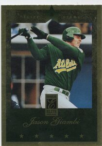 1997 DONRUSS ERITE GOLD STARS　JASON JIAMBI　ジェイソン・ジアンビ　　ゴールドパラレル　新品ミント状態品　