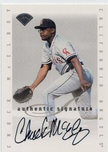 MLB 1997 DONRUSS SIGNATURE 　CHUCK McELROY チャック・マッケルロイ 直筆サイン　新品ミント状態品 　