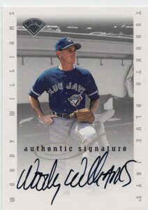 MLB 1997 DONRUSS SIGNATURE 　WOODY WILLIAMS ウディ・ウィリアムズ 直筆サイン　新品ミント状態品 　