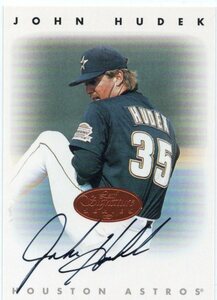 MLB 1996 LEAF SIGNATURE 　JOHN HUDEK ジョン・ハデック 直筆サイン　 新品ミント状態品 