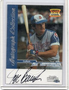 1999 Sports Illustrated Greats of the Game 「JEFF BURROUGHS」 Autograph 刻印入り直筆サイン　