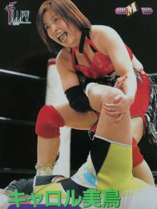 BBM1998プロレス・カード　LLPW女子プロレス　キャロル美鳥