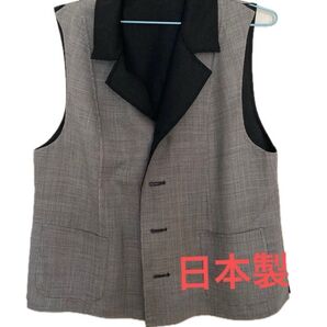 ベスト ジレ ジレベスト 日本製 リバーシブル