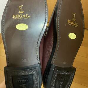 新品 未使用 REGAL ビジネスシューズ シボ革 2509 プレーントゥ 26EE の画像8