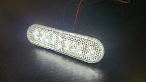 汎用 LED クリア ランプ １２Ｖ用 １個（単品）サイドマーカー・ウインカー等反射板 警告灯 テールライト クリアランプ　2
