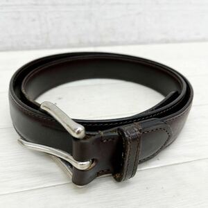 1402* Whitehouse Cox Whitehouse Cox small articles fashion belt original leather real leather casual Brown men's 