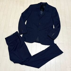  peace 298*① GREEN LABEL RELAXING green lable lilac comb ng suit setup tailored jacket pants 44 80 navy men's 