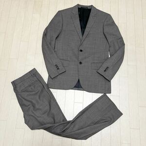  peace 298*② GREEN LABEL RELAXING green lable lilac comb ng suit setup tailored jacket pants 44 80 gray men's 