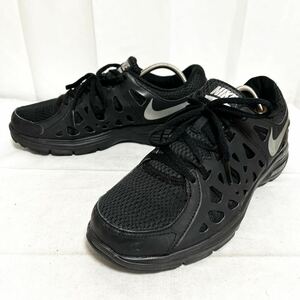 和309★ NIKE DUAL FUSION RUN2 ナイキ デュアル フュージョン スニーカー シューズ 26.5 ブラック メンズ